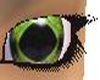 green frog eyes