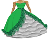 enchanted ballgown green