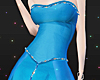Aquamarine Crystal Gown