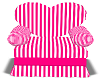 heart chair pink