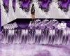 purple/sil wedding table