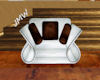 JMW~Whie Leather Chair