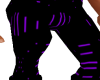 male purple pvc pant
