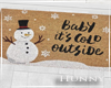 H. Snowman Doormat