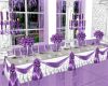 Lavender&Wht.Head Table