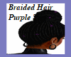 Black Hair/Purple Ties