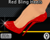 f0h Red Bling Heels