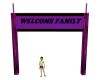 Welcome Family Banner