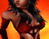 PB RED FISHNET BODYSUIT