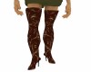Brown Scroll FW Boots V2