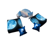 Blue Moon Chat Pillows