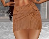 Sadel Brown Office Skirt