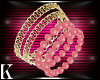 [k] Brazaletes Rosa