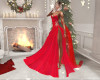 Festive Red Gown