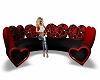 Valentines Heart Couch