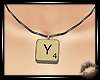 💋Scrabble Tile Y (F)