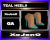 TEAL HEELS