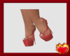 Red Rose Hivy Heels