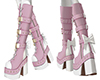 Pink Lolita Doll Boots