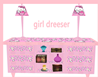 pink girls dresser