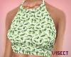 ▼ Tropic Leaf Crop-Top