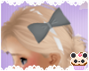 +Grey&Cream Double Bow