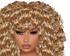 CURLY AFRO HAIR BLONDE