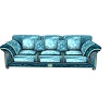 Chrome Sofa Sea Blue