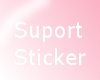 *XXL*Support Sticker