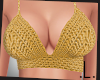 .L. Crochet Top Yellow