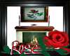 Spring Rose Fireplace
