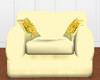 Yellow Flowers Chair