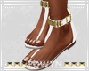 (Eo) White Sun Sandals