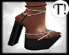 T! Camellia Black Heels