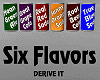 Soda Cans 6 Flavors DEV