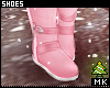 金. Pink Boots