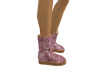 Pink Glitter Uggs