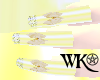 [WK] Canary Bow Nails