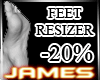 -J- Feet Resizer -20%