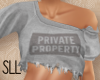 S| Private Property Tee