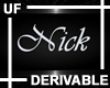 UF Derivable Nick Sign