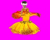 florencia's golden dress