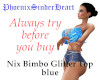 Nix Bimbo Glitter blue