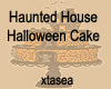 Haunted House Cake Der.
