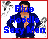 Blue Hoodie Sexy Men