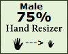Hand Scaler 75% Male