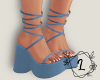 L. Blue heels