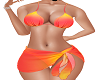 Orange Sunset Bikini