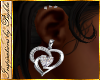 I~Diamond Heart Earrings