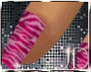 (JD)ZebraPink Lush Nails